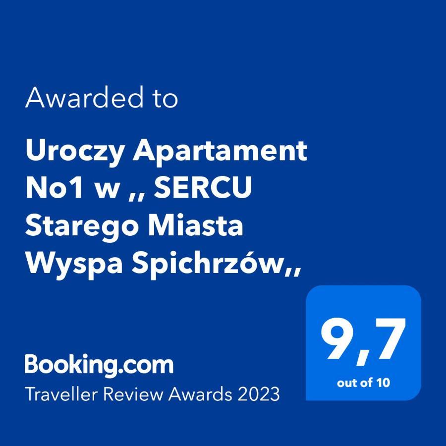 Uroczy Apartament No1 W ,, Sercu Starego Miasta Wyspa Spichrzow,, Gdańsk Exteriör bild